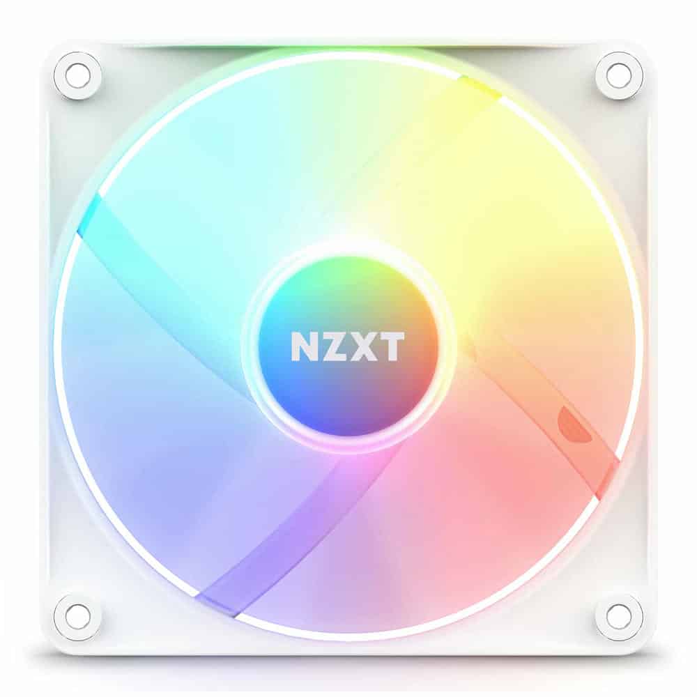(image for) NZXT F120 RGB Core 120mm PWM Fan 3 Pack with Controller White